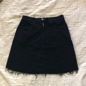 Brandy Melville Navy Blue Skirt